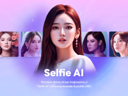 LINE Meluncurkan Selfie AI